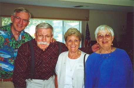 Dick Kampa, Gene Kampa, Marge Randall (n&eacute; Hamer) and Louise Kirkpatrick (n&eacute;e Kampa).