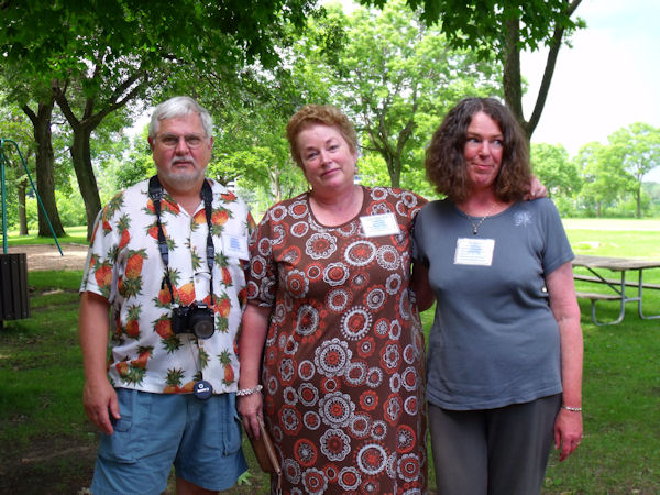 Doug Beck, Sandy Stimler Beck and Rae Stimler Bordua