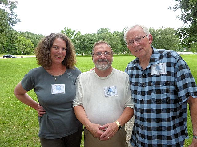 Rae Stimler Bordua, Don Jurek and Dick Kampa, photograph courtesy of Don Jurek