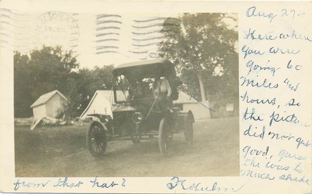 Mayme and Sigurdt Qvale and friends, August 27, 1909.