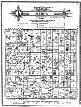 Click here to go to full-size version of this Map of Alberta Township, 1914.