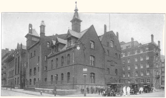 New York Homoeopathic Medical College and Flower Hospital in New York City, 1917.
