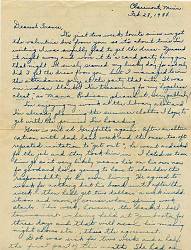 First page of Feb. 28, 1938 letter from L. E. Kampa to Mrs. G. F. Windhurst, dated Feb. 28, 1938