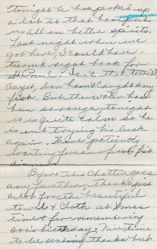 Reverse of page 2 of letter from Dorothy Kampa to Mr. and Mrs. H. R. Kirkpatrick dated July 1, 1942