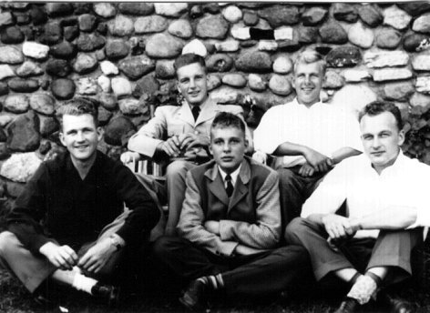 The Rupert and Viola Stimler Family in 1948.