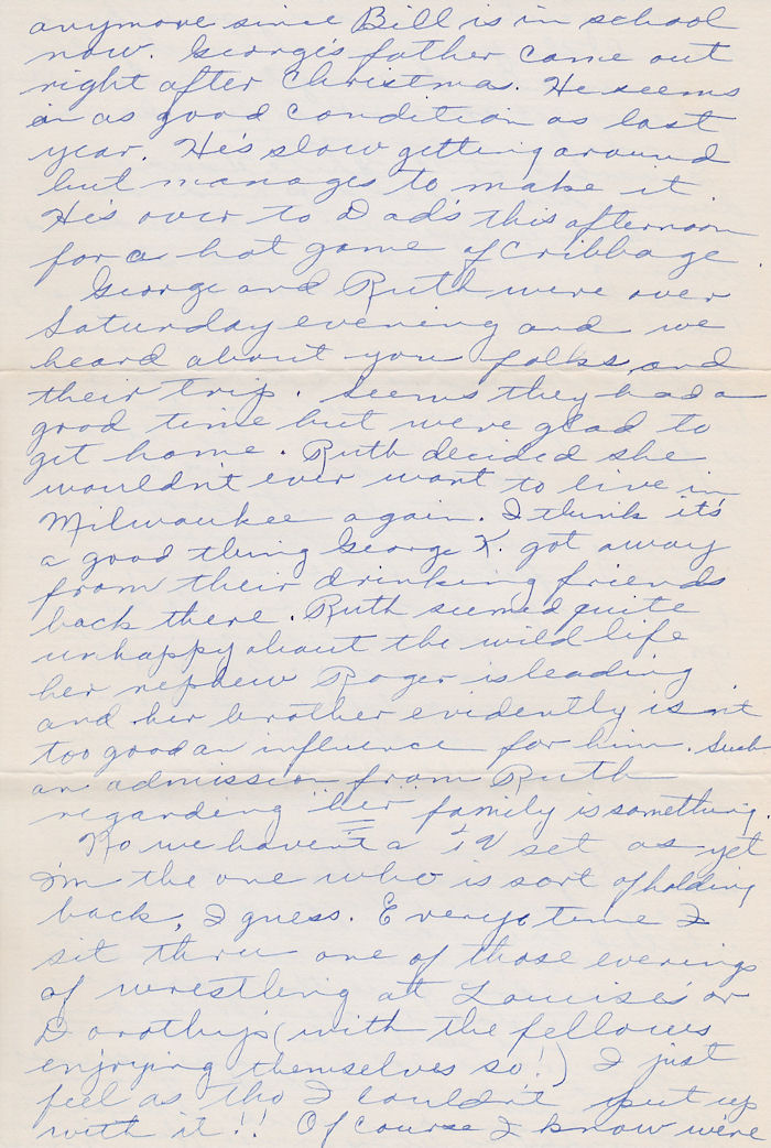 Page 3 of letter from Mrs. George Windhurst to Mr. and Mrs. John M. Munson, postmarked Jan. 17, 1953