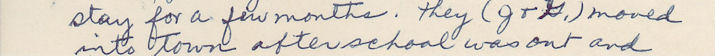 Bottom of first page of letter from Louise Kirkpatrick to sister Mrs. J. M. Munson, dated Sept. 17, 1953
