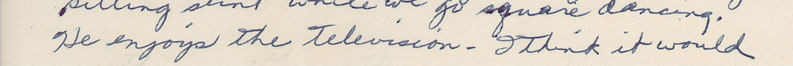 Bottom of second page of letter from Louise Kirkpatrick to sister Mrs. J. M. Munson, dated Sept. 17, 1953