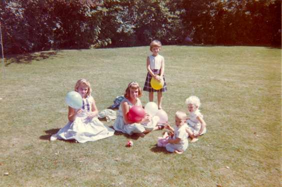 Paul Stimler's first birthday party, August 19, 1962.