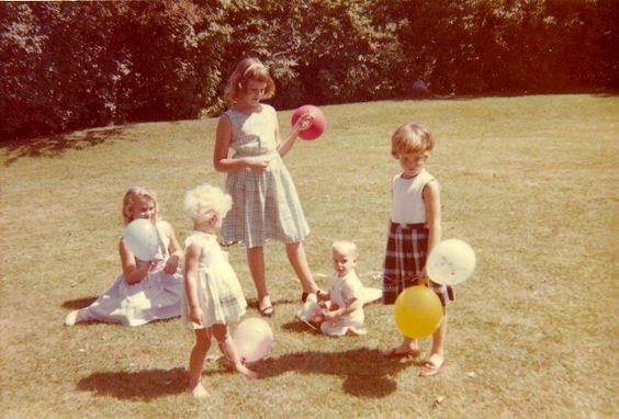 Paul Stimler's first birthday party, August 19, 1962.