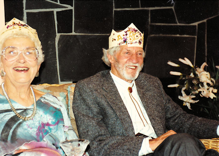 Kirk and Louise Kirkpatrick, 50th Wedding Anniversary, Sept. 3, 1989