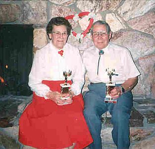 Edward and Hazel Balder, winners at 1990 Sweetheart Dance.