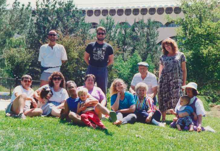 The Howes and the Stimler Family, San Rafael CA, July 1992.