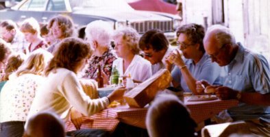 Diane Braun, Rodney Hunt, Lynda Stimler, Rosalie Culy, Marie and Spencer Stimler.