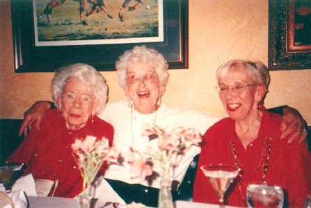 Martha (Kampa) Munson Hanson, Louise (Kampa) Kirkpatrick and Dorothy (Kampa) Fastiggi.