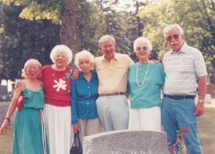 Dorothy, Martha, Frances, Don, Louise and Gene Kampa.
