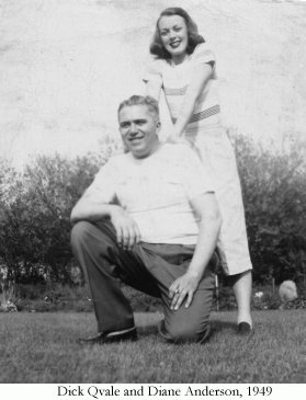 Dick Qvale and Diane Anderson, 1949.