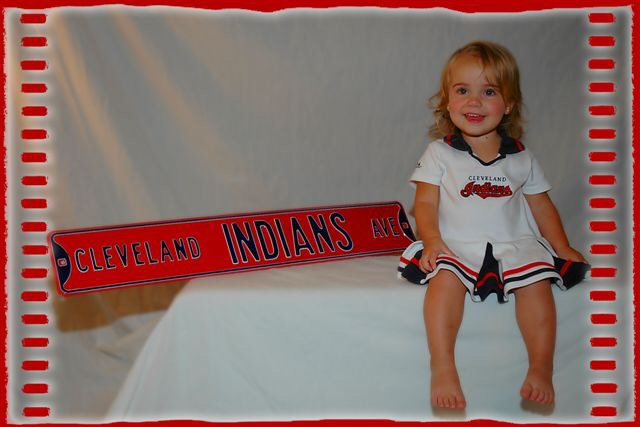 Gianna Panzott, the worlds cutest Cleveland Indians fan