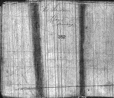 Cover of Steamer Saxonia Passenger List, May 6, 1870, from Hamburg.