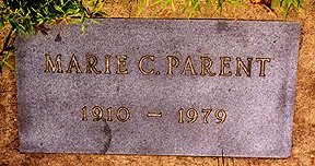 Marie Clara Parent's Gravestone, Minden, MN.