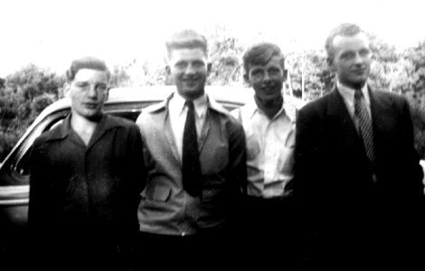 Dick, Forey, Arm and Spence Stimler, Lake Julia, MN.