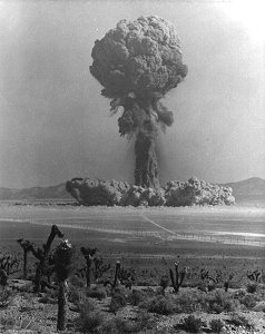 Above ground nuclear test, daytime.