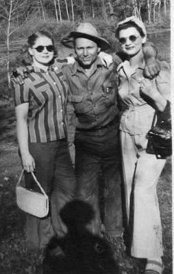 Lucille Peterson, Al Hamer and Leona Olsen (n&eacute;e Stimler).