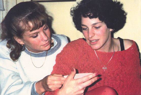 Amy and Gretchen Spaans, Christmas 1990