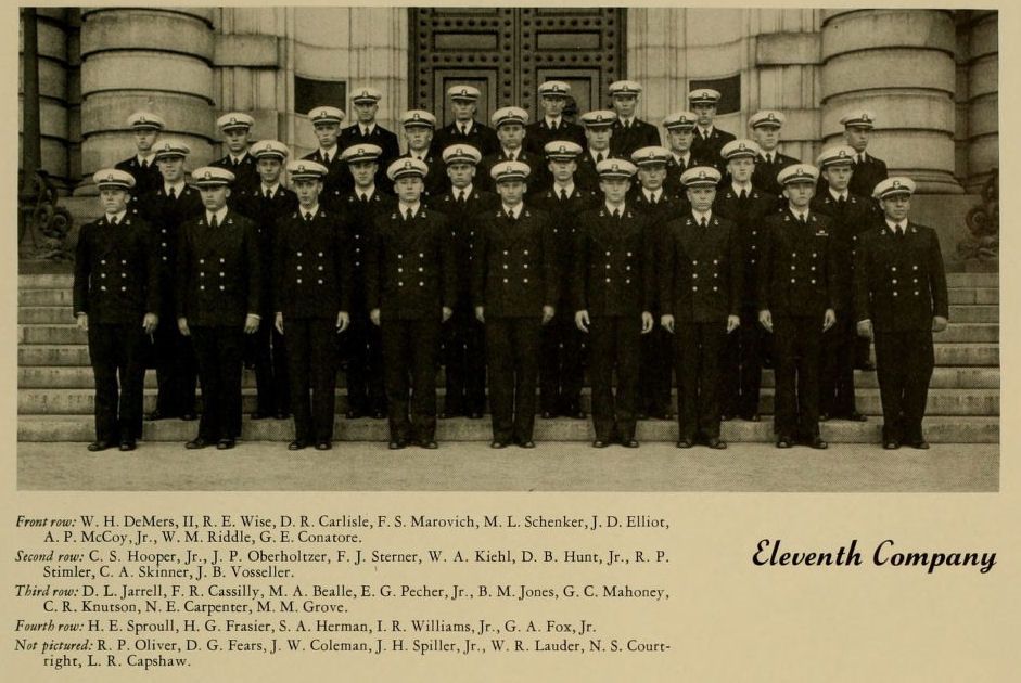 11th Company U.S. Naval Academy, Annapolis, MD 1948