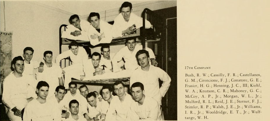 17th Company U.S. Naval Academy, Annapolis, Maryland 1950