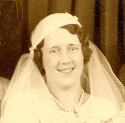 Ann Jurek (n&eacute;e McIvers) on her wedding day