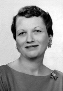 Ann Frances Hall (n&eacute;e Stimler).