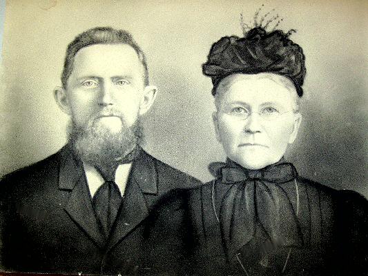 Anthony J. and Crescence (Sohn) Stimmler, charcoal drawing by their granddaughter, Marie Dingmann.