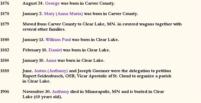 Anthony J. Stimmler Chronology by Robert R. Mullally