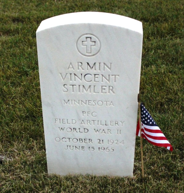 Gravestone of Armin Vincent Stimler (1924-1965)