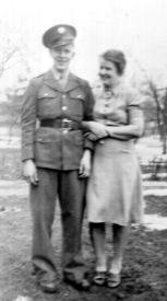 Armin and Viola Stimler, Winter, 1943.