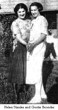 Gustie Bronder and Helen Stimler.
