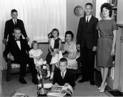 The Mervin and Delores Bartek Family in 1962.