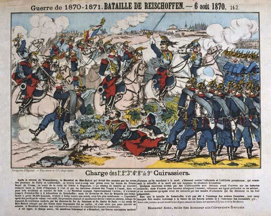 Bataille de Reischoffen, Charge des Cuirassiers
