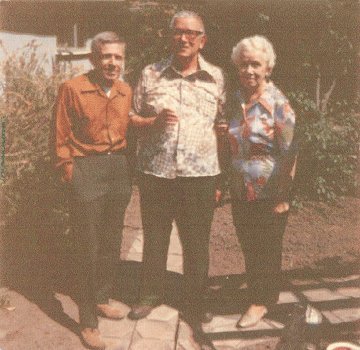 Bill Morse, George Kampa and Frances Kampa Windhurst.