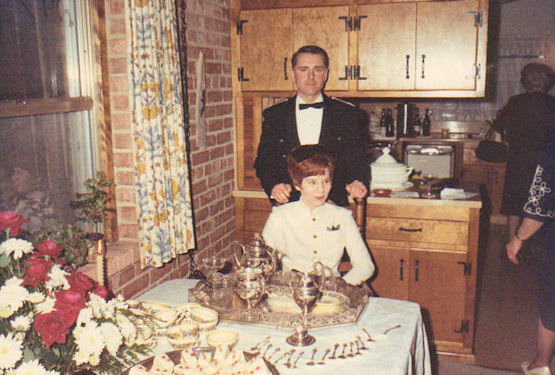 Bob and Joyce Bussell, his wife, in one end of the family room