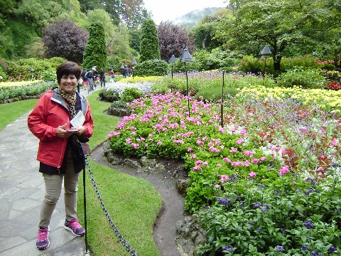 Bonnie Kampa in Victoria Gardens, July 2015