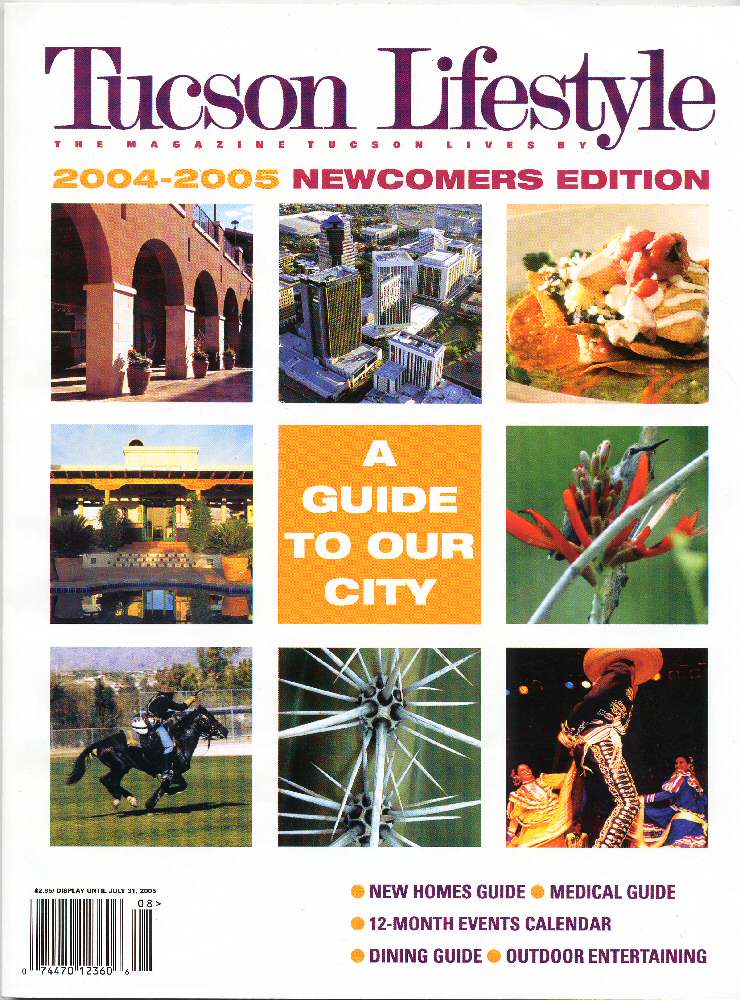 Cover of Tucson Lifestyle, 2004-2005 Newcomers Edition