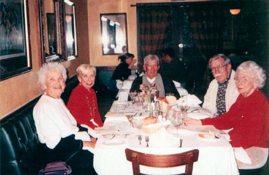 Louise, Dorothy, Don, Gene and Martha Kampa.
