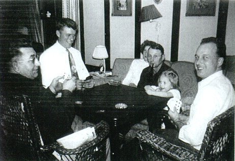 Playing Cards with the Rupert Stimler Family in the 1950s.