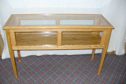 Wooden case for Roy J. Mullally's trumpet made by his son, Ralph Mullally, 2008