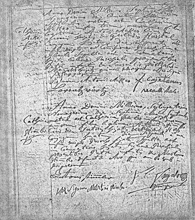 St-Martin Parish Death Record of Catharina Stimmler, September 7, 1790.