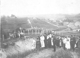 Cemetery in Duelm, MN/Der Friedhof in Duelm MN.