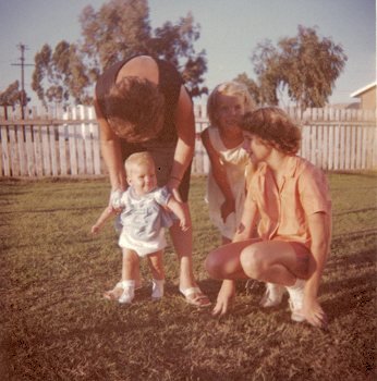 Osceola Weingard with her and her sister-in-law's kids, San Diego, CA.