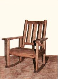Chair that Gene made.